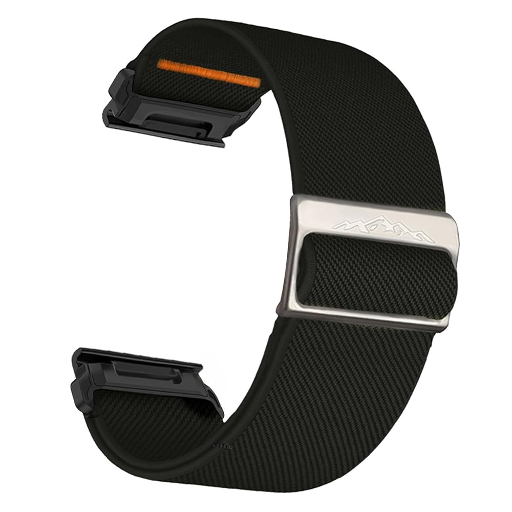 Amazon.co.jp: Abanen クイックフィット 22mm 伸縮性ナイロン